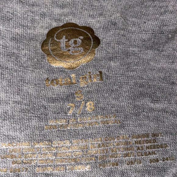 Girls Size 7/8 High Low Tee - Picture 3 of 4